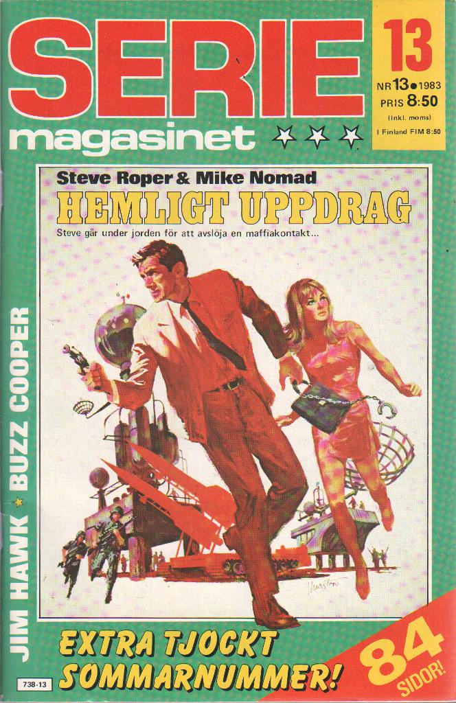 Seriemagasinet nr 13 1983 Begagnad