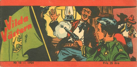 Vilda Västern nr 18 1954 Begagnad