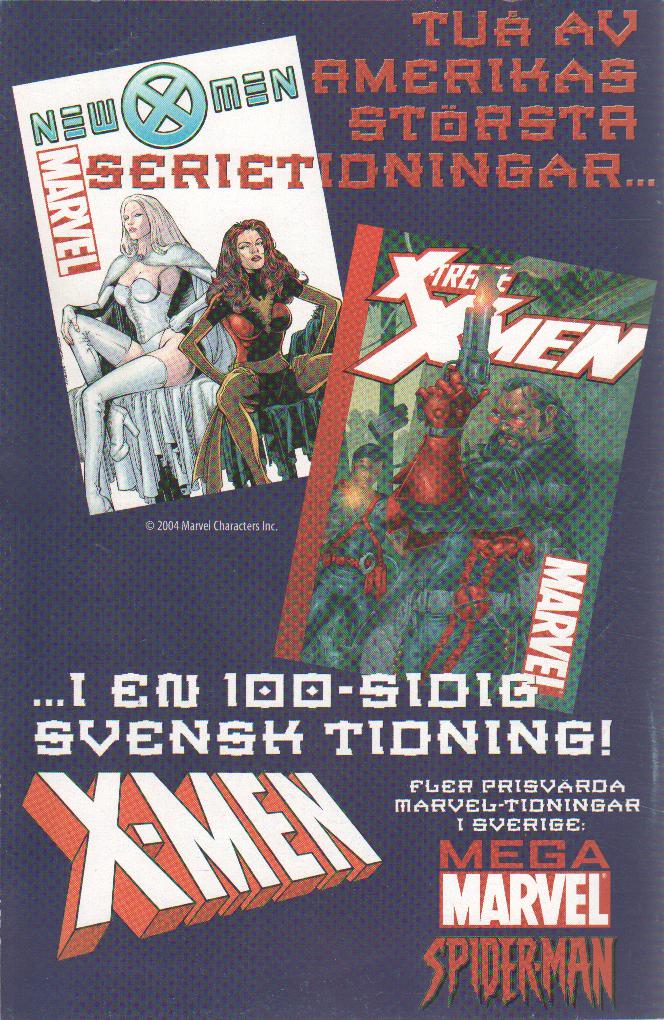 X-men nr 6 2004 Begagnad - 2