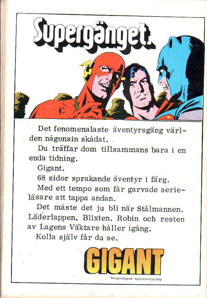 Stålmannen nr 3 1977 Begagnad - 2