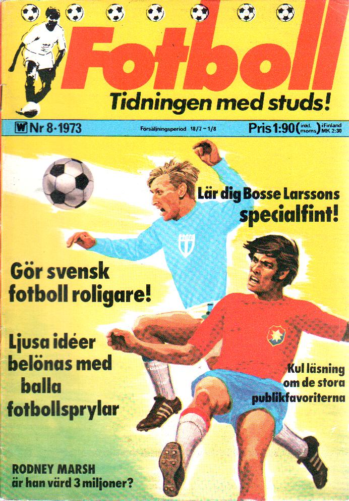 Fotboll nr 8 1973 Begagnad