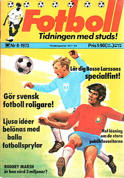 Fotboll nr 8 1973 Begagnad