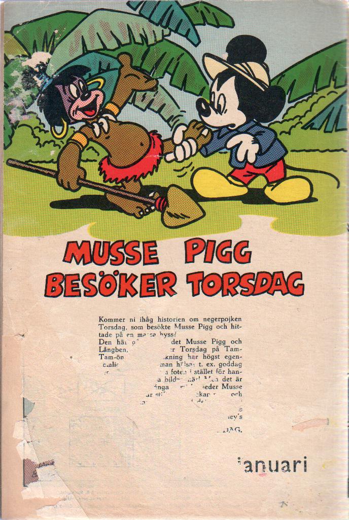 Kalle Anka nr 1 1955 Begagnad - 2