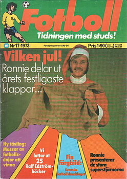 Fotboll nr 17 1973 Begagnad