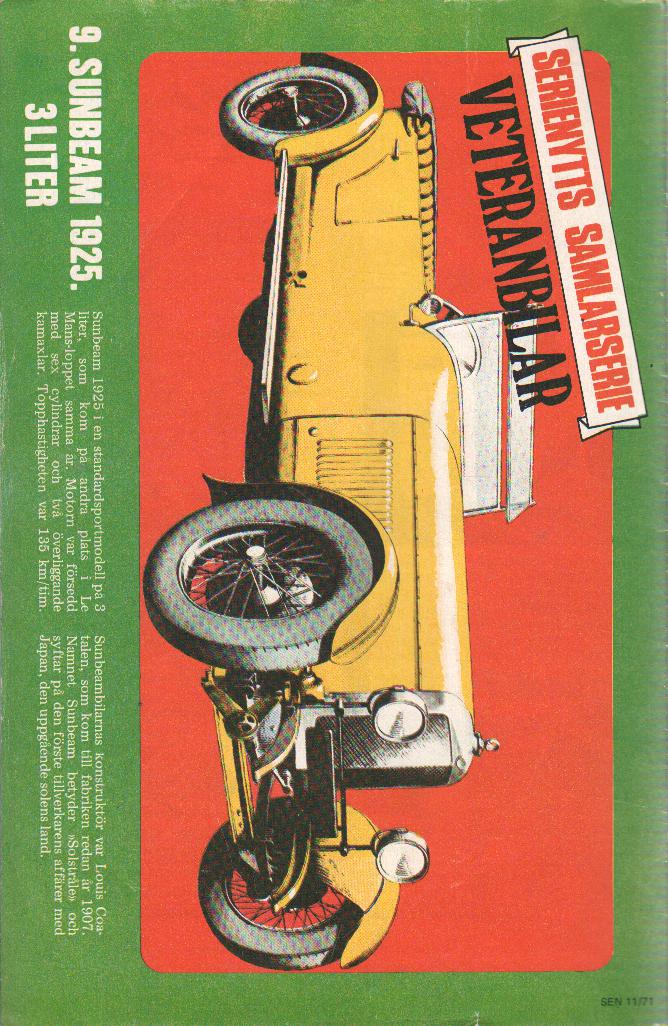 Serie-nytt nr 11 1971 Begagnad - 2