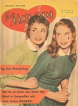 Min melodi nr 18 1957 Begagnad