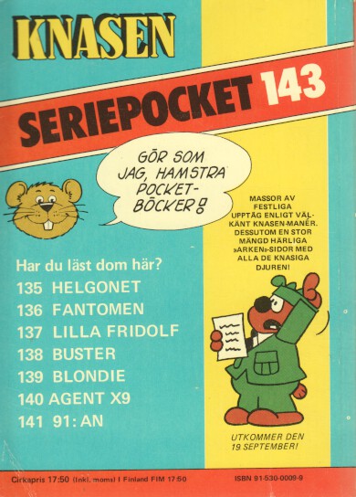 Seriepocket nr 142 Seriemagasinet Begagnad - 2