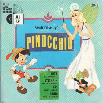 Walt Disneys Pinocchio, Lill-LP serien, begagnad