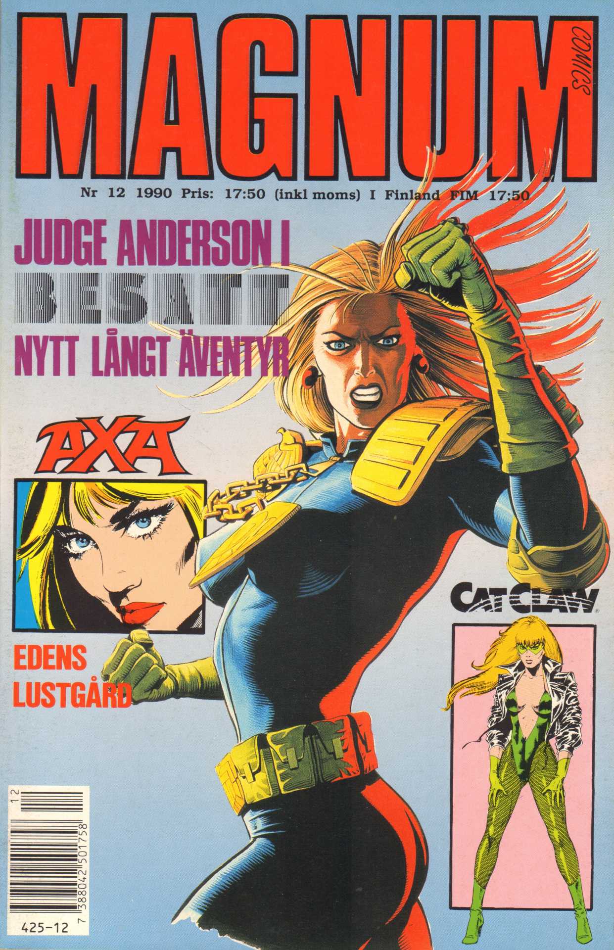Magnum 1990 nr 12,  AXA, Cat Claw mfl