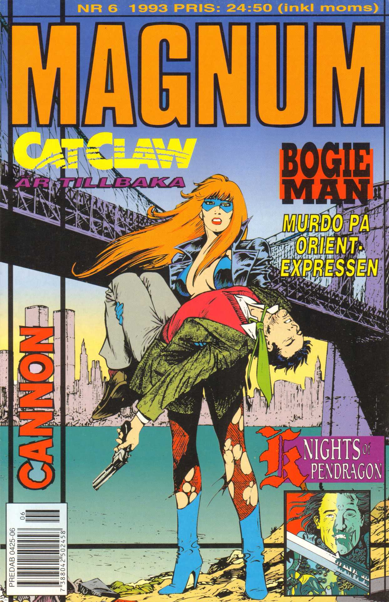 Magnum 1993 nr 6, Bogie man, Cat Claw mfl Seriekällaren