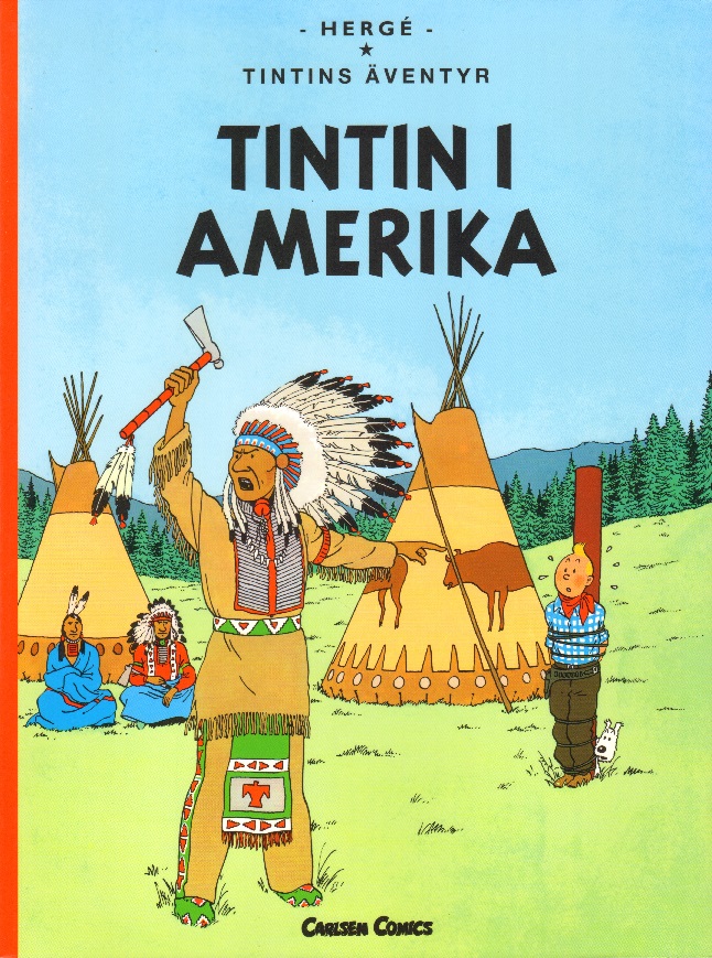 Tintins äventyr nr 3 Tintin i Amerika, Carlsen Comics
