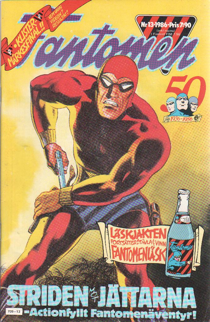 Fantomen nr 13 1986 Begagnad