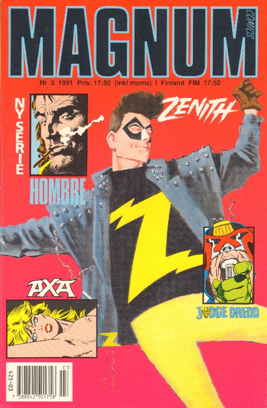 Magnum 1991 nr 3,AXA,  Judge Dredd, Hombre mfl