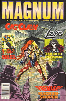 Magnum 1991 nr 12,  Cat Claw, Judge Dredd, Lobo mfl