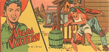 Vilda Västern nr 35 1956 Begagnad