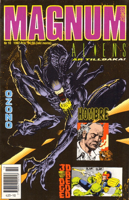 Magnum 1992 nr 10,  Judge Dredd, Hombre, Aliens mfl