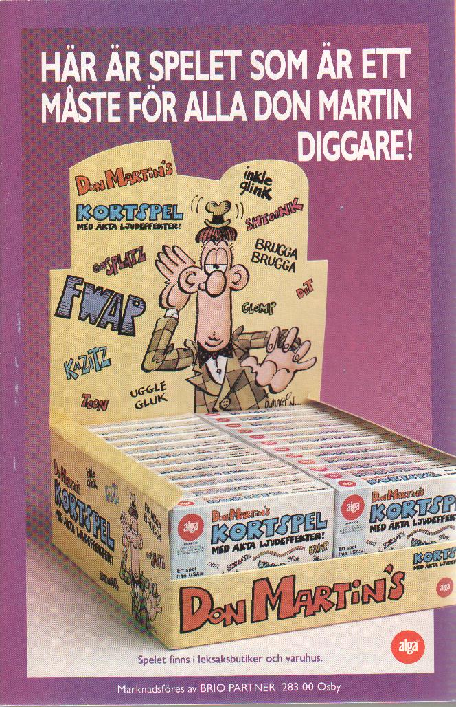Don Martin nr 1 1989 Begagnad - 2