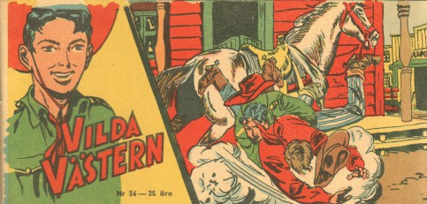 Vilda Västern nr 36 1956 Begagnad