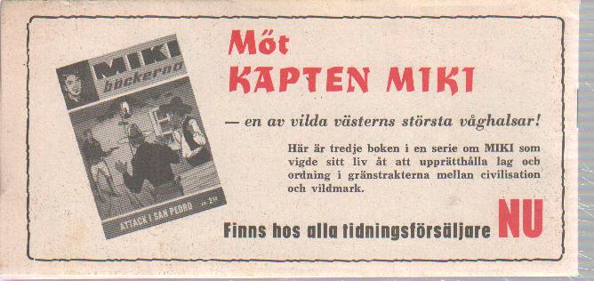 Prärieserier nr 20 1962 Begagnad - 2