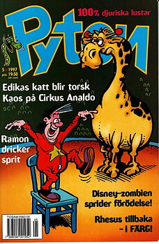 Pyton nr 5 1997, 100% djuriska lustar