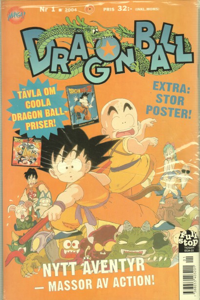 Dragonball Serietidning nr 1 2004