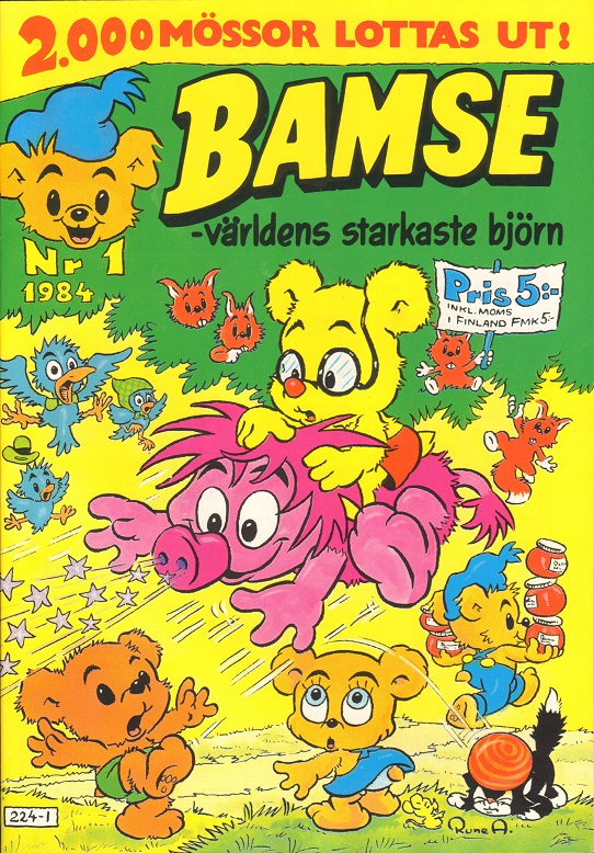 Bamse nr 1 1984