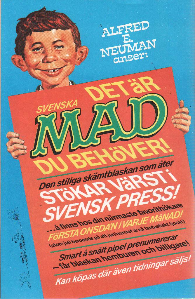 Seriemagasinet nr 1 1989 Begagnad - 2