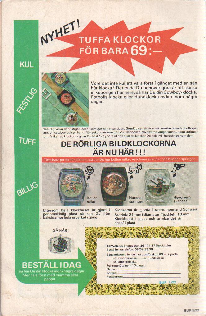 Buffalo nr 1 1977 Begagnad - 2