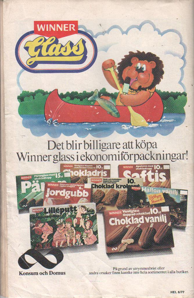 Helgonet 1977 nr 6 Hefaistos-Masken Begagnad - 2