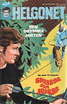 Helgonet 1972 nr 6 Den grymma jakten Begagnad
