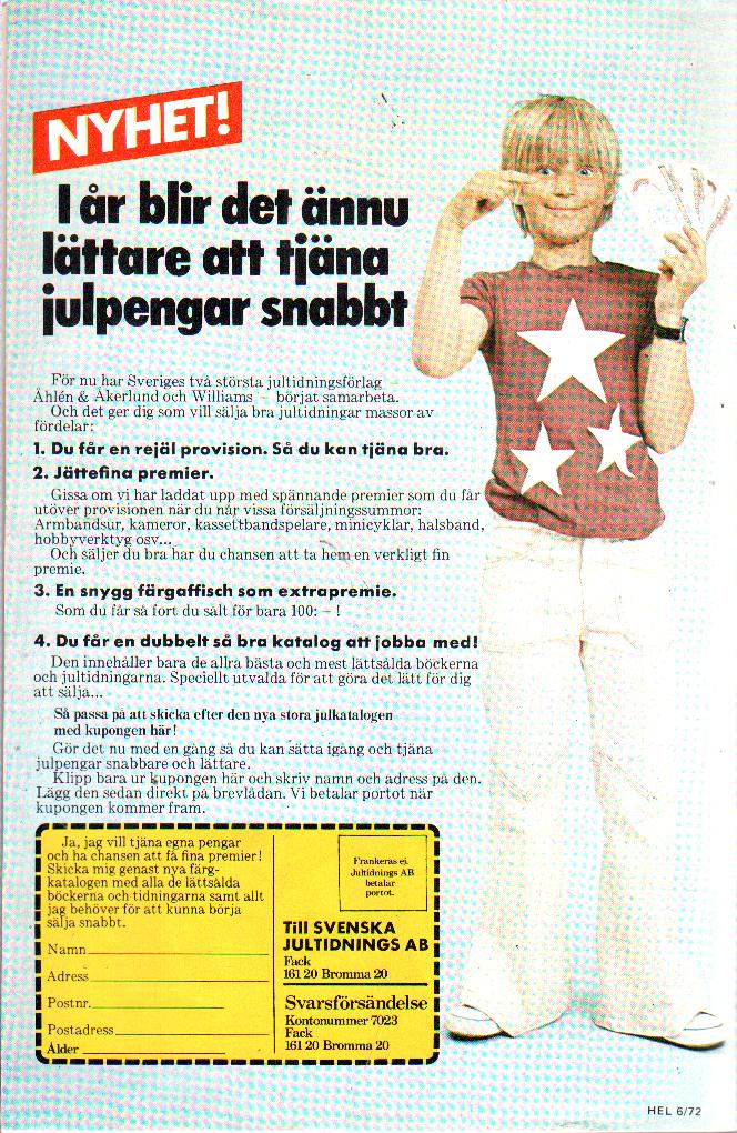 Helgonet 1972 nr 6 Den grymma jakten Begagnad - 2