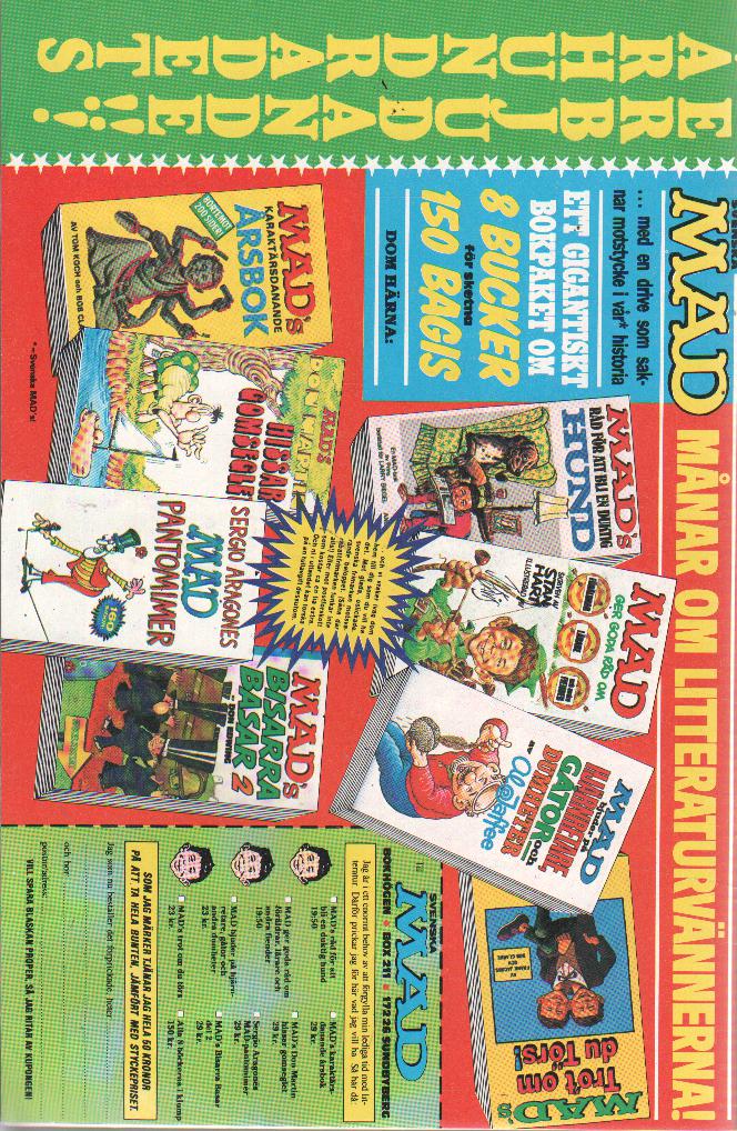 Seriemagasinet nr 11 1989 Begagnad - 2