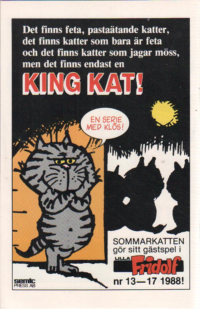 Seriemagasinet nr 13 1988 Begagnad - 2