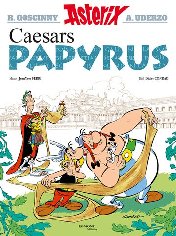 Asterix nr 36 Caesars papyrus, 1:a utgåva