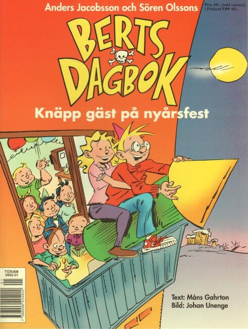 Berts dagbok 9 Knäpp gäst på nyårsfest