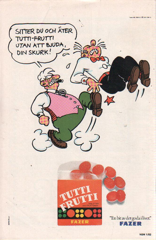 Seriemagasinet nr 1 1982 Begagnad - 2