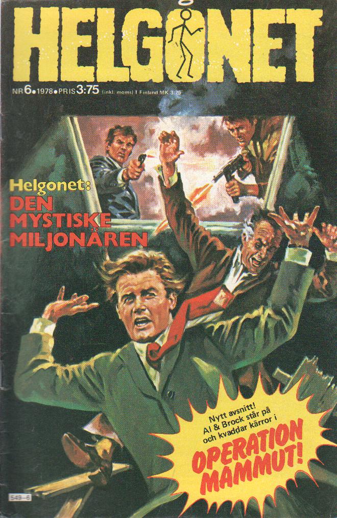 Helgonet 1978 nr 6 Den mystiske miljonären Begagnad