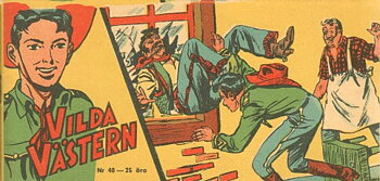 Vilda Västern nr 40 1956 Begagnad