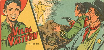 Vilda Västern nr 41 1956 Begagnad
