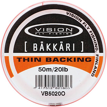 Vision BÄKKÄRI- backinglina 50m 20lb