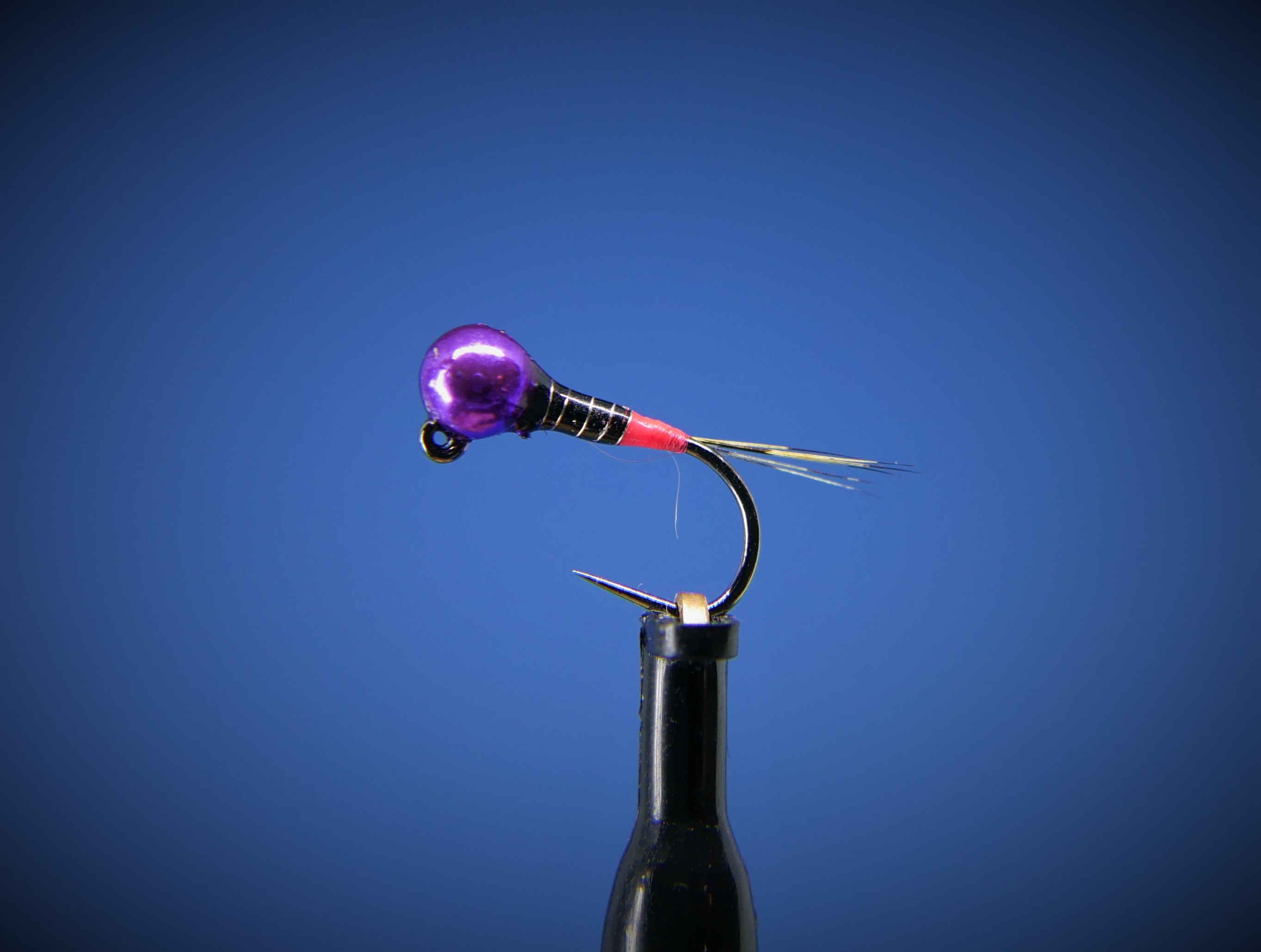 Frencie Purple Head Perdigon Nymph (Jigkrok) Tungsten