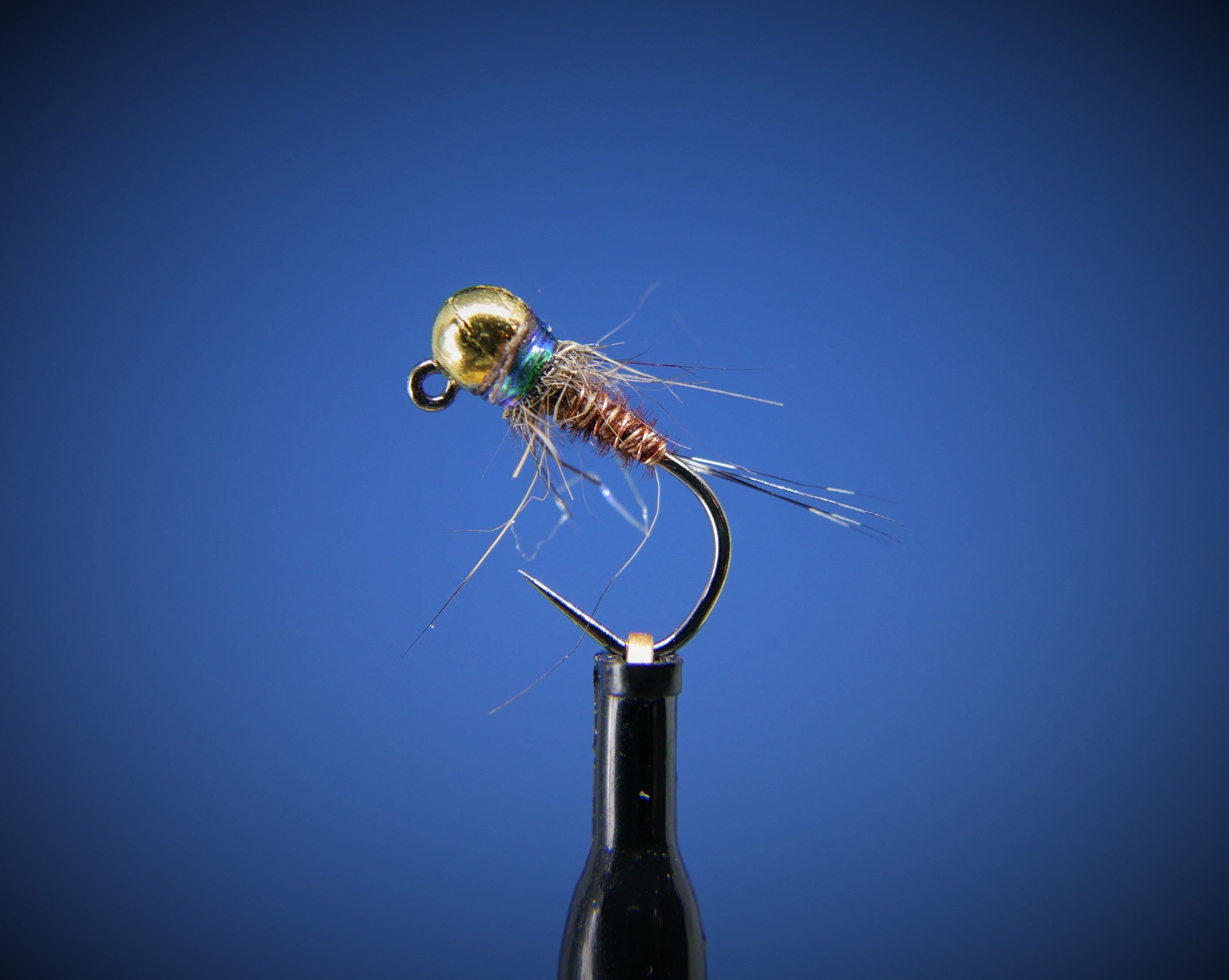 PheasantTail BlueSpot Nymph (Jigkrok) Tungsten