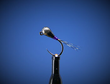 Black & Purple Perdigon Nymph (Jigkrok) Tungsten