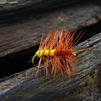 Torrfluga - Super Puppan Brun Gul #10