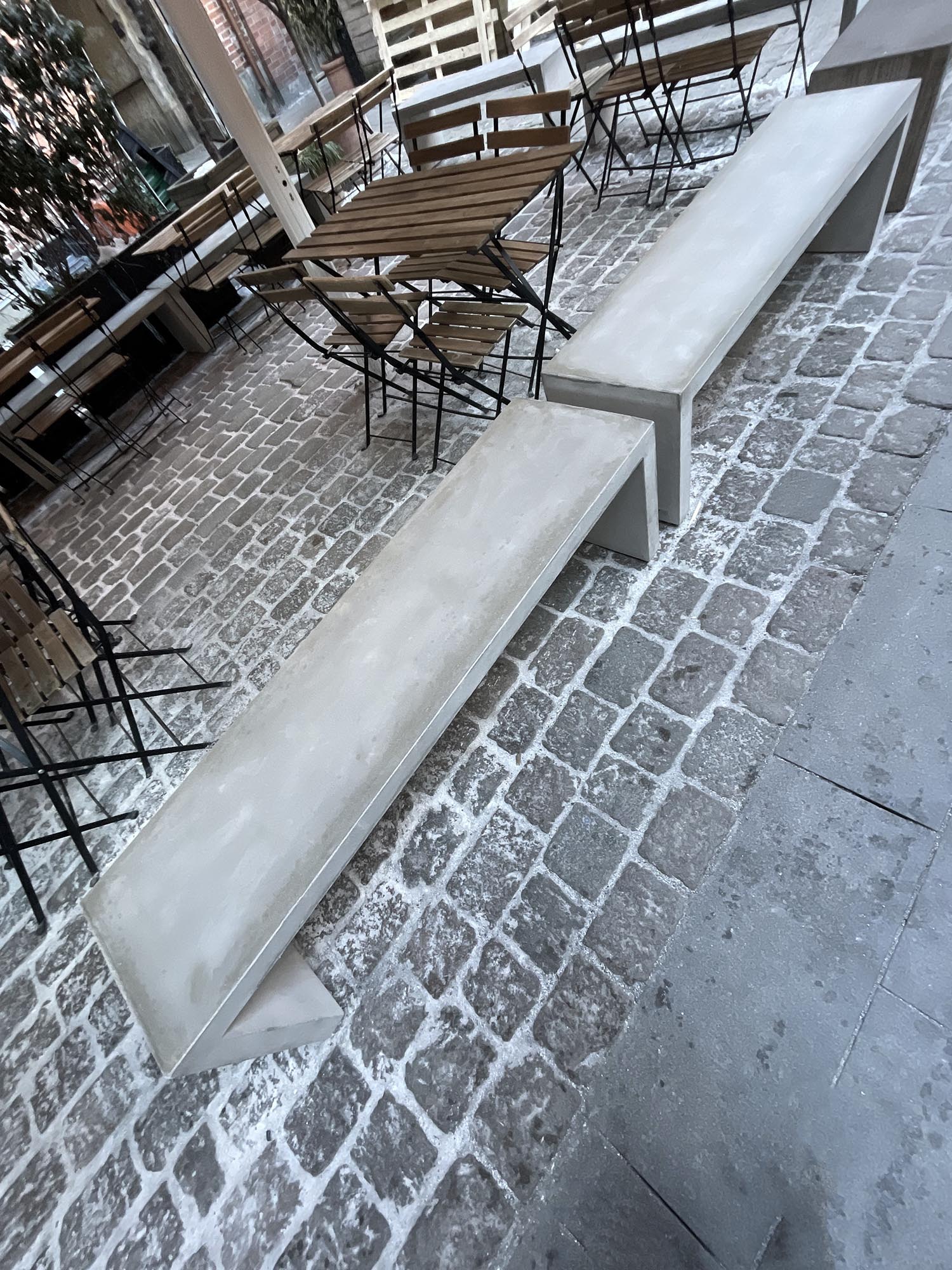 Parkbänk - Betongbänk Humle 150 cm