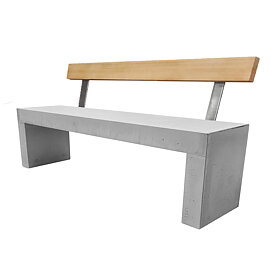 Parksofa - Betongbenk Ryggstøtte Tykk Humle