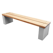 Parkbänk betong Oxalis