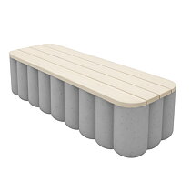 Parkbänk - Designbänk betong