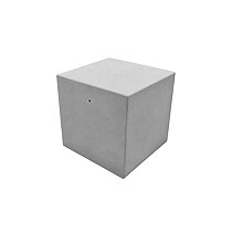 Parkbänk - Betongkub 45x45x45 cm