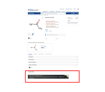 Web banner - Product Page